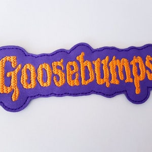 Embroidered Vinyl Bookmark Goosebumps image 5