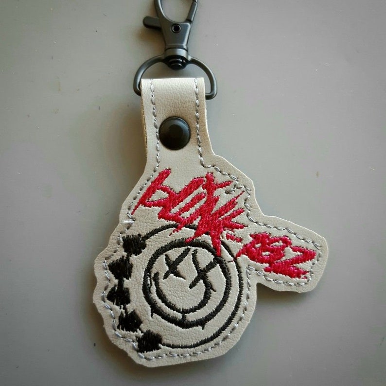 Embroidered Keychain Blink one 80 T W O image 1