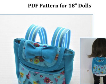 Backpack Pattern #1001 for 18-Inch Dolls (PDF)
