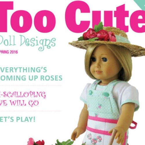 Too Cute Doll Designs SPRING 2016 1505 DIGITAL Sewing Etsy