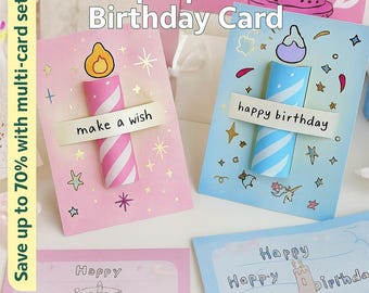 Happy 6th Birthday 6° compleanno biglietto pop-up per bambina 6° compleanno idea regalo compleanno per figlia nipote, divertente 6° compleanno 3D biglietto di auguri per lei