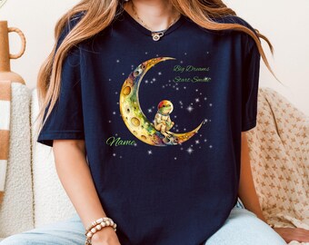 Maglietta personalizzata con rana / Maglietta grafica con rana spaziale stravagante