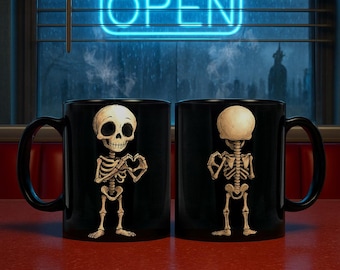 Skeleton Love Mug | Gothic Valentine's Day