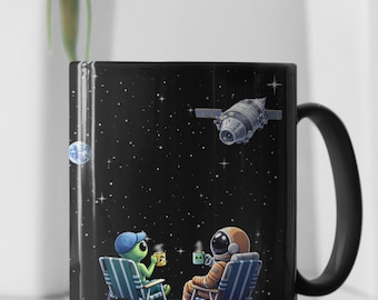Astronaut Artemis Mission Alien Space Lover Tasse | Benutzerdefinierter Text