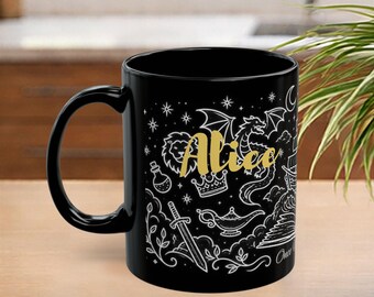 Fantasy Coffee  Mug, I love Reading Mug, Teacher  Gift, Back to School Gift, Book Lover,
