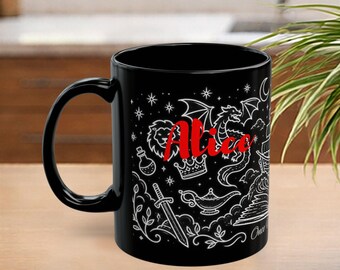 Fantasy Coffee  Mug, I love Reading Mug, Teacher  Gift, Back to School Gift, Book Lover,
