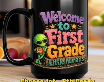 Personalized Teacher Mug, Funny Teacher Mug, Custom Name & Grade Level Mug, , Teacher Appreciation Gift, Back to School Gift