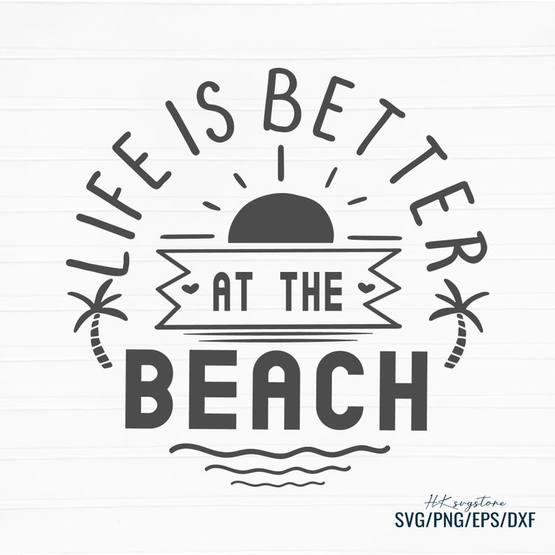 Summer Beach Quotes SVG Bundle: Cricut & Silhouette Cut Files (digital ...