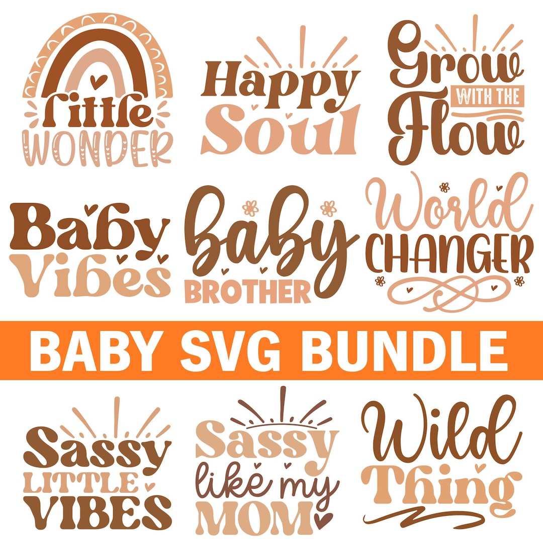 Baby Girl SVG Bundle: Onesie Sayings, Wildflower, Boho (digital Files ...