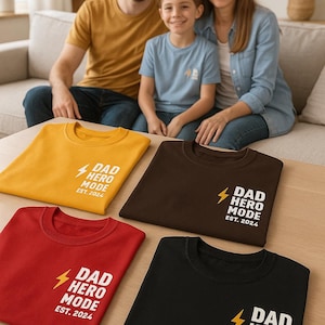 Funny Gift for Dad,Dad Hoodie with Name, Papa Sweatshirt Personalized With Name,Custom Father&#39;s Day Hoodie, New Dad Sweatshirt,