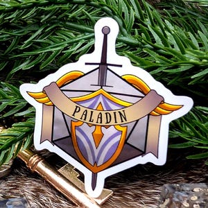 Paladin Dungeons and Dragons Inspired 2 Inch Sticker