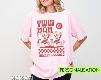 Twin Mom Shirt, Funny Twin Mom Shirt for Mother's Day Gift, Twin Mama T-Shirt, Mom of Two, Twins Shirt, Gift for Twin Mom, Baby Shower Gift