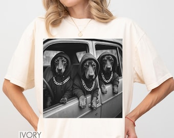 Weenies and Martinis Dachshund Weenie Tini Tee Wiener Shirt Dog Social Club Tshirt Doxie Dog Mom Gift For Dog Owner Cute Gift For Dog Mom
