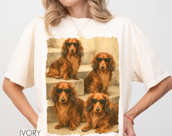 Weenies and Martinis Dachshund Weenie Tini Tee Wiener Shirt Dog Social Club Tshirt Doxie Dog Mom Gift For Dog Owner Cute Gift For Dog Mom