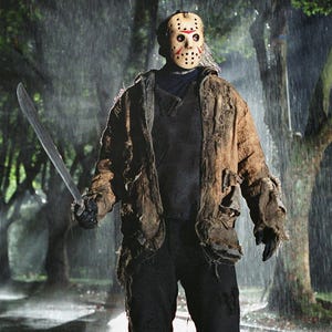 Handmade Freddy Inspired vs Jason Costume Coat Halloween Jumper Jason Cosplay for Men and Women