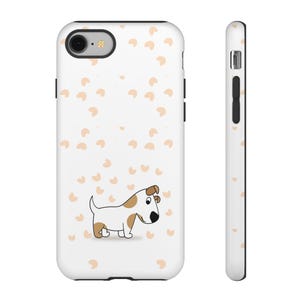 Cute Dog Phone Case, Tough iPhone Cover, Dog Lover Gift, Pet Owner Accessory, Animal Print Case, Fun Pet Design