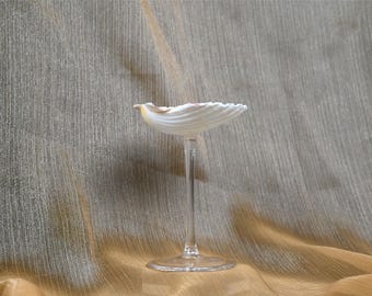 Custom Seashell Wine Glasses, Beach Wedding Souvenirs, Martini Glasses, Party Wine Glasses, Seashell Candle Holders, Jeweled Seashell Trays