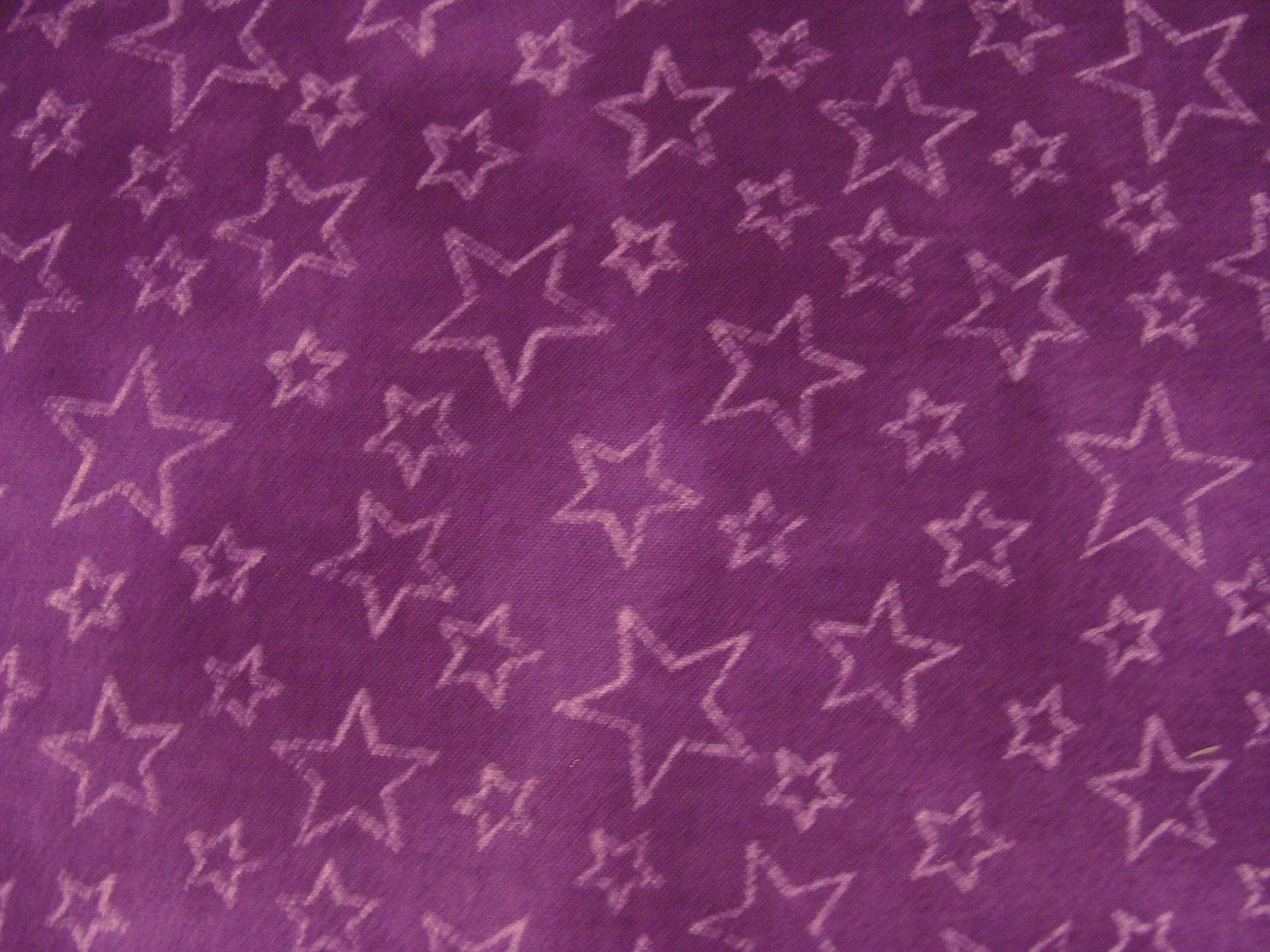 Purple Star Fabric 36 x 32 Etsy