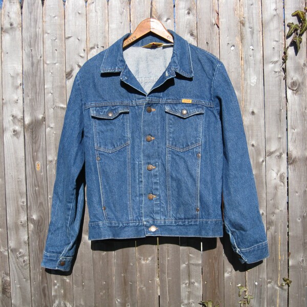 Vintage Rustler Denim Jacket Mens Medium