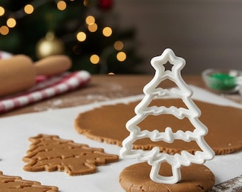 Christmas Tree Cookie Cutter – Holiday Baking Tool | Perfect Gift for Bakers & Christmas Lovers | Festive Cookie Cutter | Decoration Cutter