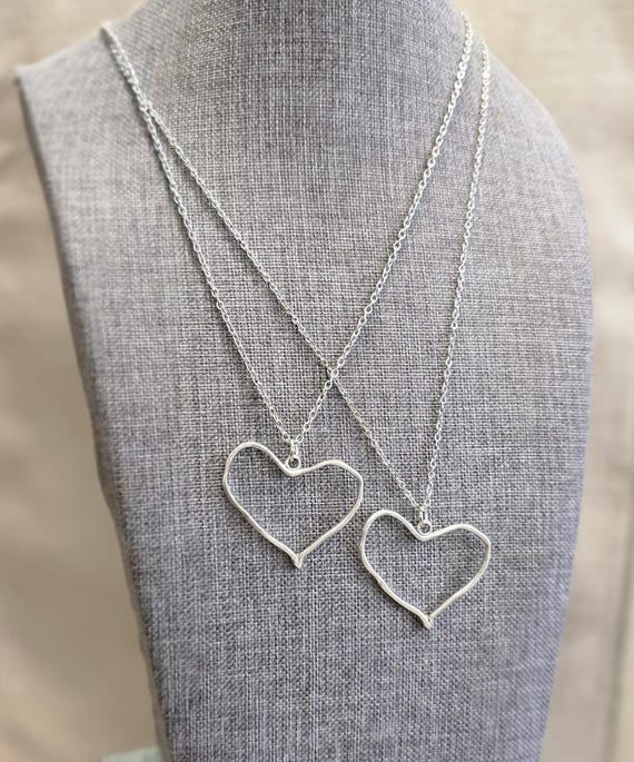 Collane con ciondolo a cuore in argento sterling 925 per