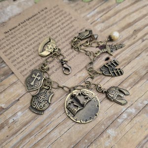 Armor of God Bracelet, Bronze Armor of God Charm Bracelet, Ephesians, Scripture by MagpieMadnessJewelry on Etsy