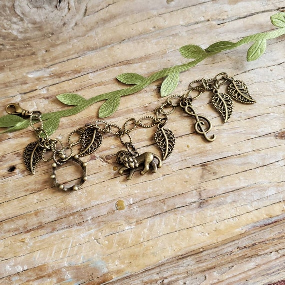 Bronze charm bracelet sale