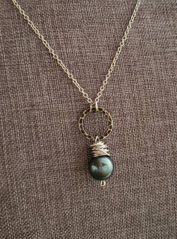Blue pearl necklace deals price