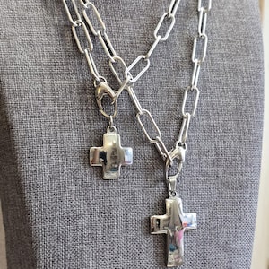 Cross Necklace Lobster Clasp - Etsy display picture 3