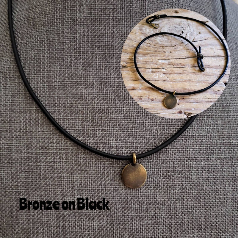 Bronze Simple Necklaces - Etsy UK