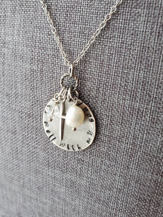 It is well with my soul necklace clearance
