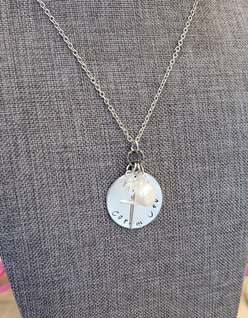 Coram Deo Necklace Latin Pendant Hand Stamped Latin Etsy