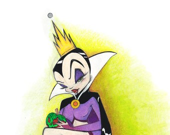 Disneys Villain: The Evil Queen Print