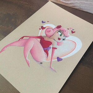 Pink Heart Print