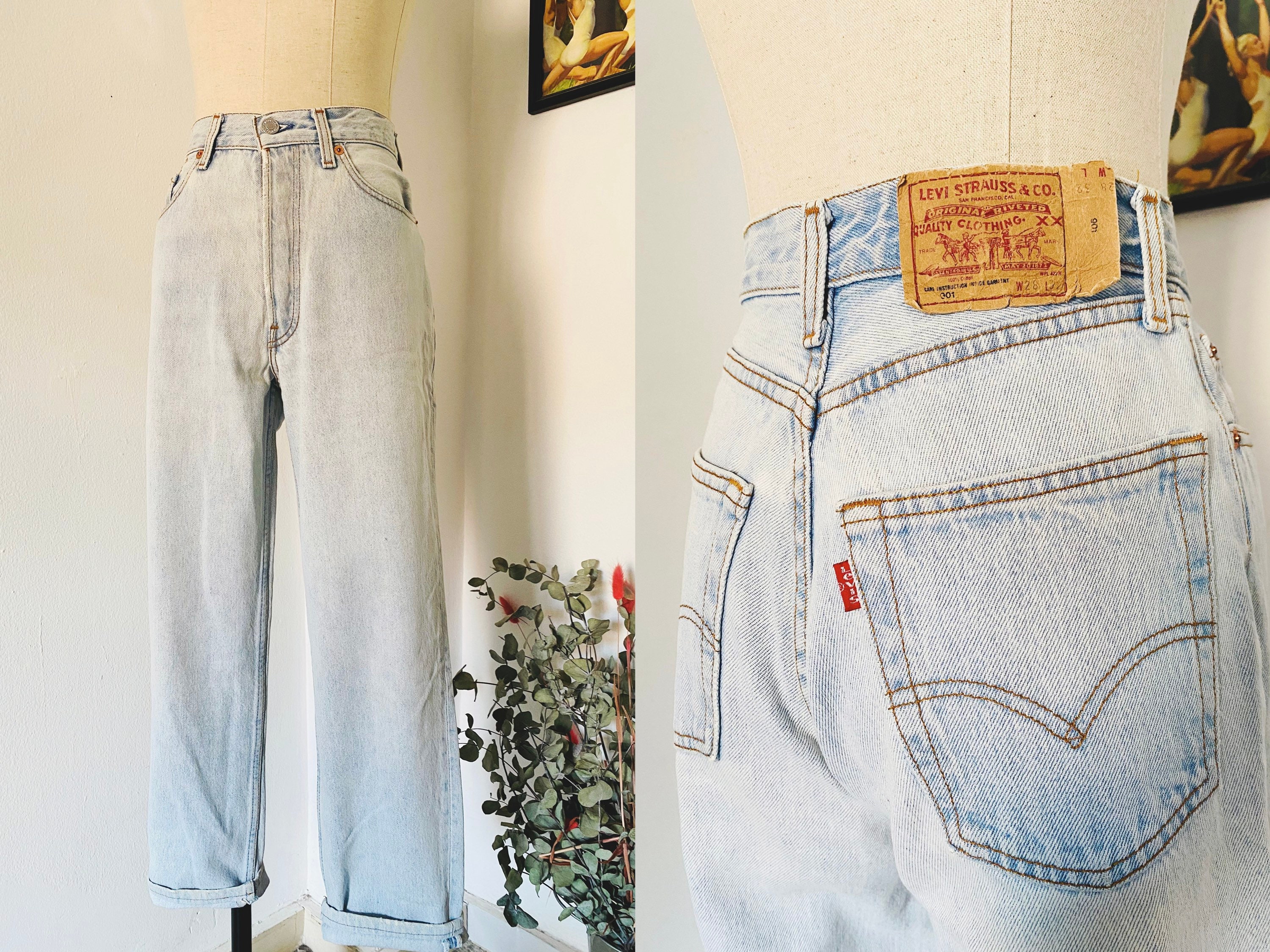 Vintage Levis 901 Jeans 90s Levis Jeans 90s Button Fly - Etsy