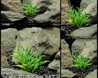 Artificial Senecio Succulent Mini Desert Reptile Terrarium Plant | PRS502