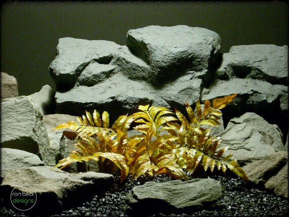 Artificial Forest Fern Reptile Habitat Or Snake Cage Decor Etsy