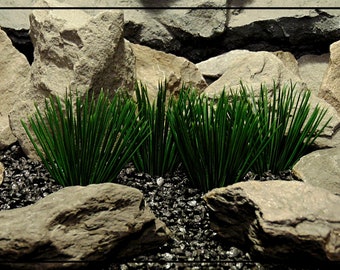 Artificial Japanese Grass Plot – Artificial Aquarium Reptile Tank Plants | PRP435