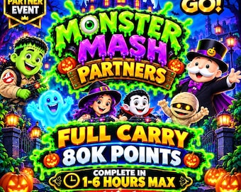 Monster mosh partners_Evento partner Monopoly go_Full Carry (Rush Slots)