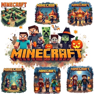 25 MineArt PNG Bundle – High Quality 300 DPI Transparent Background Digital Download | Nestique Arts