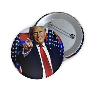 Donald Trump Pin Button, Election Merchandise