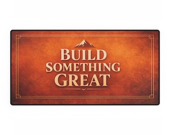 Tappetino da scrivania Inspire XL / Tappetino da scrivania ispiratore / Tappetino da scrivania motivazionale / Tappetino da scrivania motivazionale per gaming - Regalo