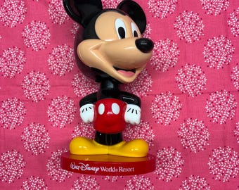 Disney World “mickey Mouse” Bobble Head (resin) Excellent Loose - Etsy
