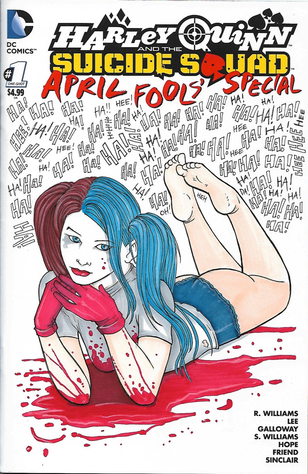 Harley Quinn and Suicide Squad April Fools' Special Sketch - Etsy Canada