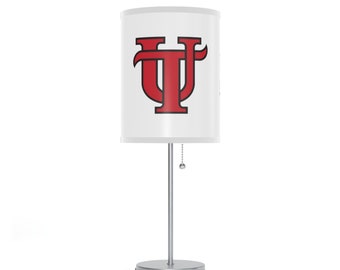 University Of Tampa, Custom Bedside Lamp, Tampa Grad Gift, Tampa Spartans, Spirit Swag Merch Gear, Bed Party, Decision Day, Bed Party Merch