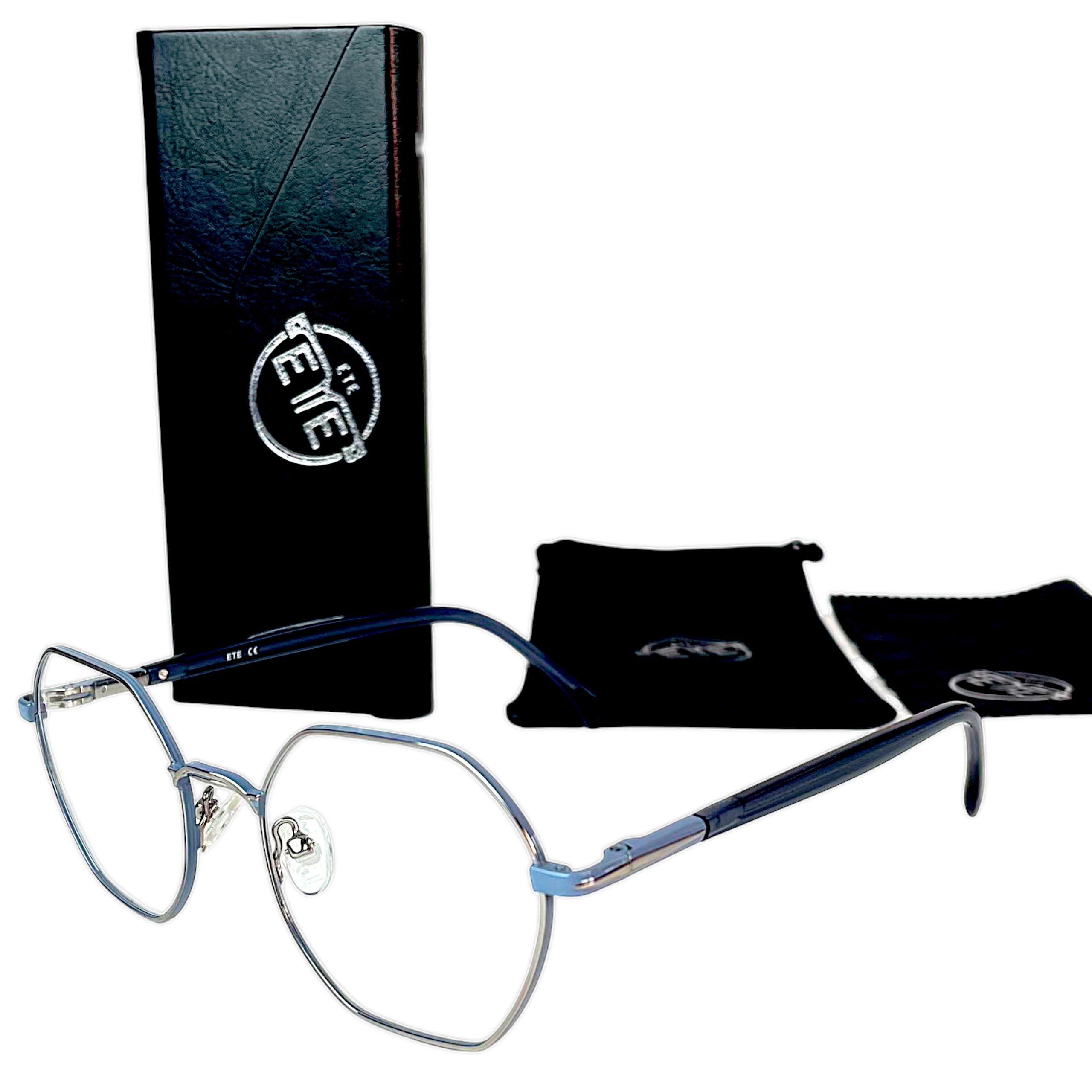Homirty Occhiali Luce Blu Uomo e Donna, Montatura per Occhiali con Lenti Trasparenti, Cornice Quadrata, Montature per Occhiali Alla Moda Accessori, per la lettura di giochi PC (Bianco