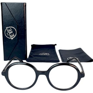 Women&#39;s Round Acetate Eyeglass Frames - ETE Optical Glasses, Stylish Clear Demo Lenses, Fashion Prescription or Non-Prescription Frames