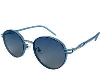 Occhiali da sole polarizzati da donna con montatura rotonda / Stile retrò classico ETE