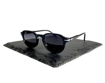Lunettes de soleil polarisées dégradées : monture en acétate, unisexe - Protection UV400