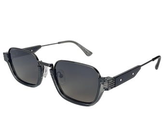 Retro Polarized Sunglasses: TR90 & Metal Frame, UV400 Protection